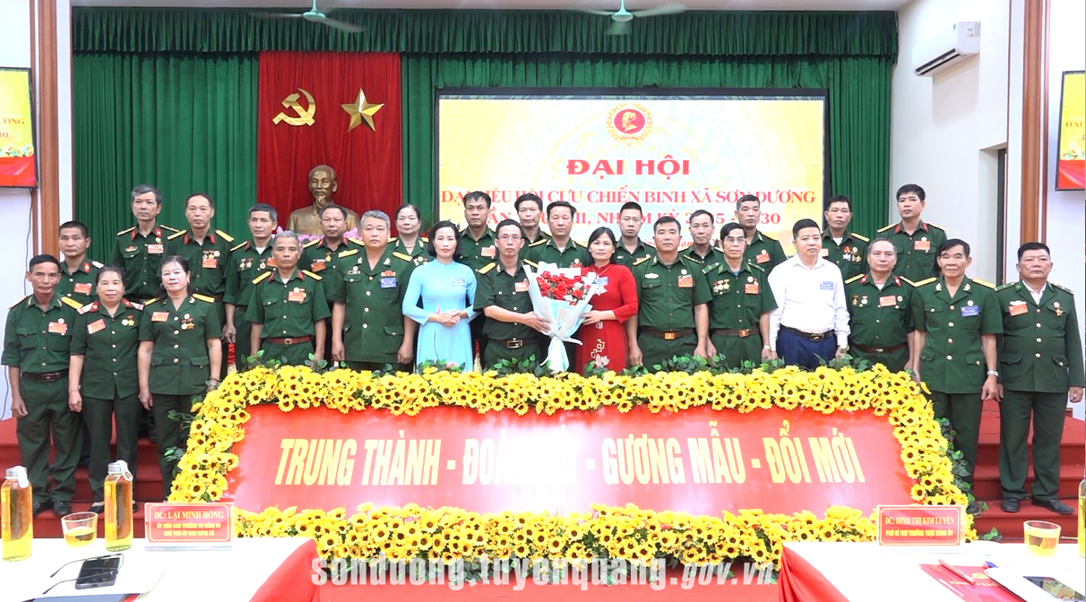 Đại hội đại biểu Hội Cựu chiến binh xã Sơn Dương lần thứ VIII thành công tốt đẹp