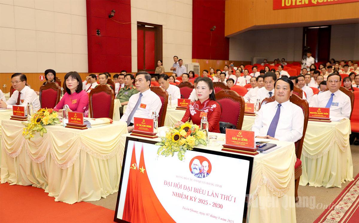 Đại hội đại biểu Đảng bộ các cơ quan Đảng tỉnh: Đoàn kết - Trách nhiệm - Kỷ cương - Đổi mới - Phát triển