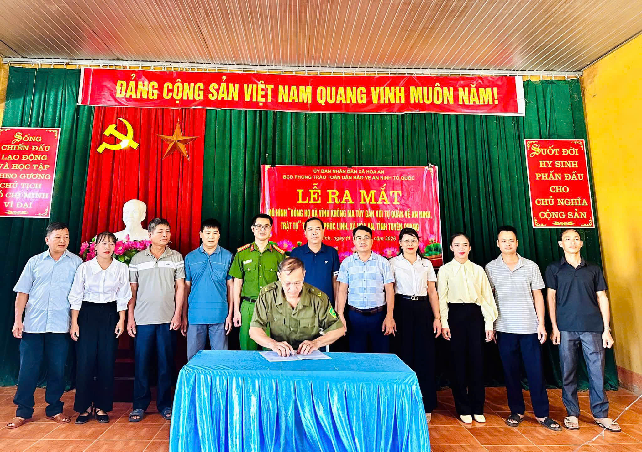HÒA AN RA MẮT MÔ HÌNH “DÒNG HỌ HÀ VĨNH KHÔNG MA TÚY”