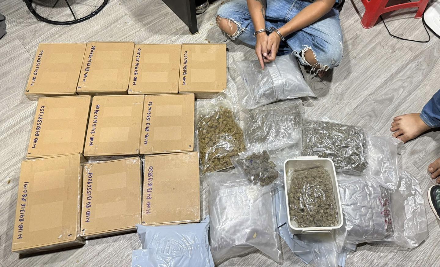 THU GIỮ TRÊN 8KG CẦN SA, TRIỆT PHÁ ĐƯỜNG DÂY MUA BÁN TRÁI PHÉP CHẤT MA TUÝ TRÊN KHÔNG GIAN MẠNG