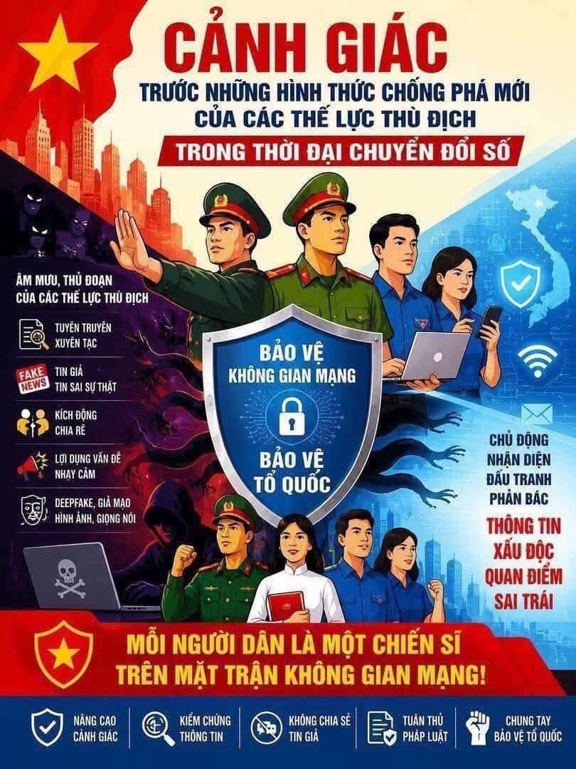 CẢNH GIÁC TRƯỚC "BẪY THÔNG TIN" TRÊN KHÔNG GIAN MẠNG THỜI ĐẠI SỐ!  