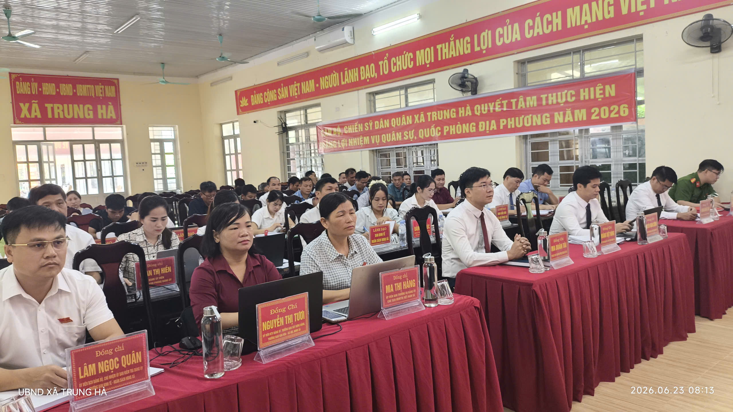  KỲ HỌP CHUYÊN ĐỀ LẦN THỨ HAI HĐND XÃ TRUNG HÀ KHÓA XXI, NHIỆM KỲ 2026 – 2031