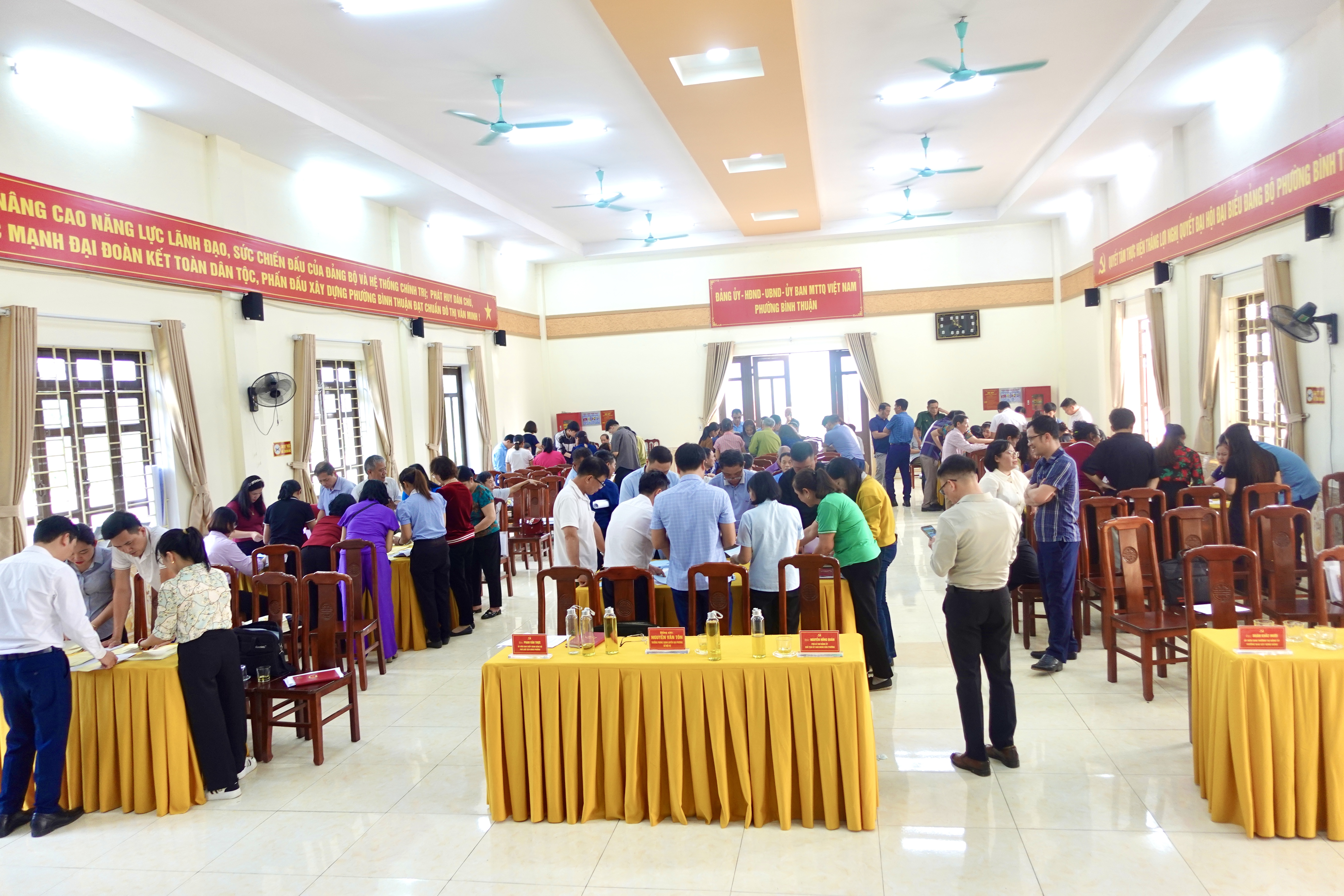 Phường Bình Thuận tổ chức tập huấn nghiệp vụ công tác bầu cử đại biểu Quốc hội khóa XVI và đại biểu Hội đồng nhân dân các cấp, nhiệm kỳ 2026 – 2031