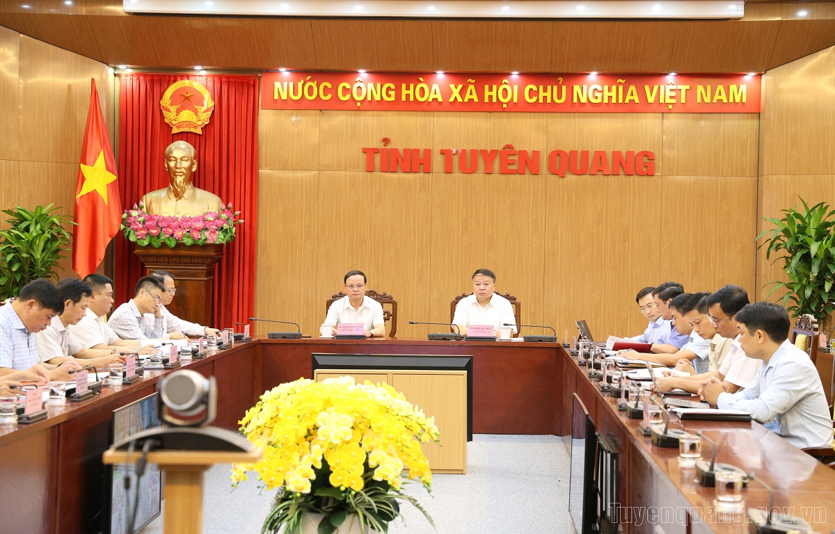 Quyết tâm đẩy nhanh tiến độ thực hiện các dự án chào mừng Đại hội đại biểu toàn quốc lần thứ XIV của Đảng