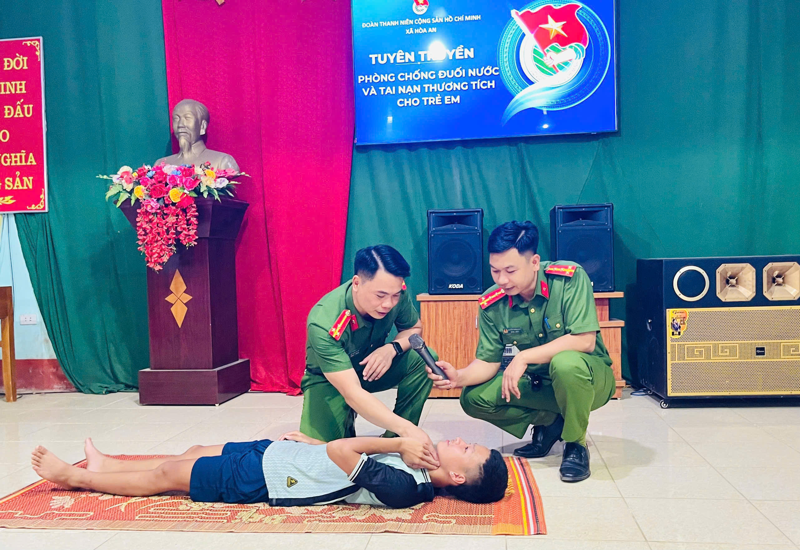 HÒA AN - TĂNG CƯỜNG TUYÊN TRUYỀN PHÒNG, CHỐNG ĐUỐI NƯỚC CHO TRẺ EM DỊP HÈ