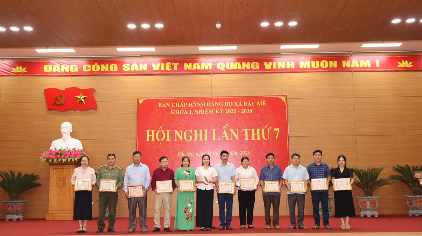 HỘI NGHỊ LẦN THỨ 7 (MỞ RỘNG) BCH ĐẢNG BỘ XÃ BẮC MÊ KHÓA I, NHIỆM KỲ 2025 – 2030