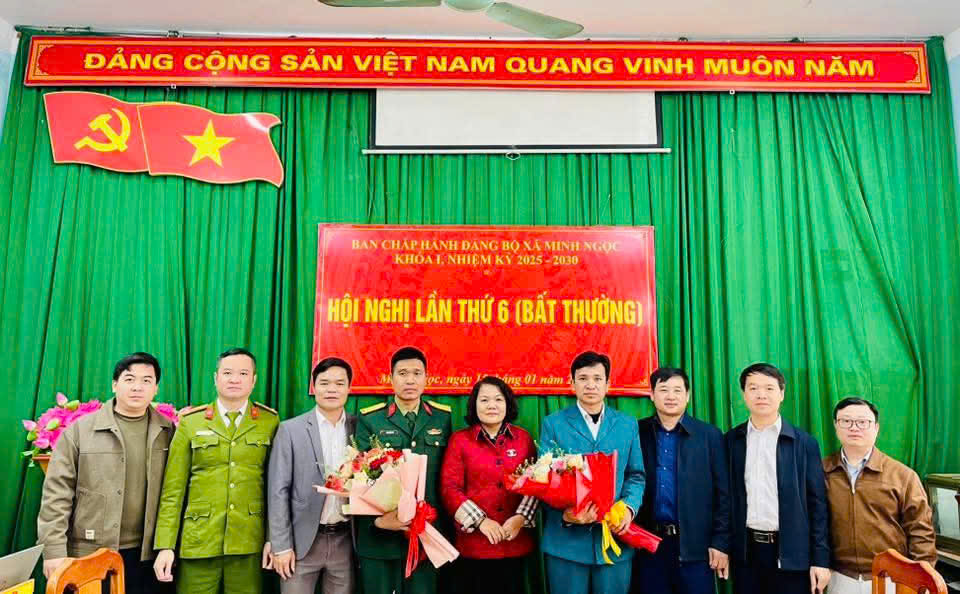 HỘI NGHỊ BAN CHẤP HÀNH ĐẢNG BỘ XÃ MINH NGỌC LẦN THỨ 6 (BẤT THƯỜNG), NHIỆM KỲ 2025–2030