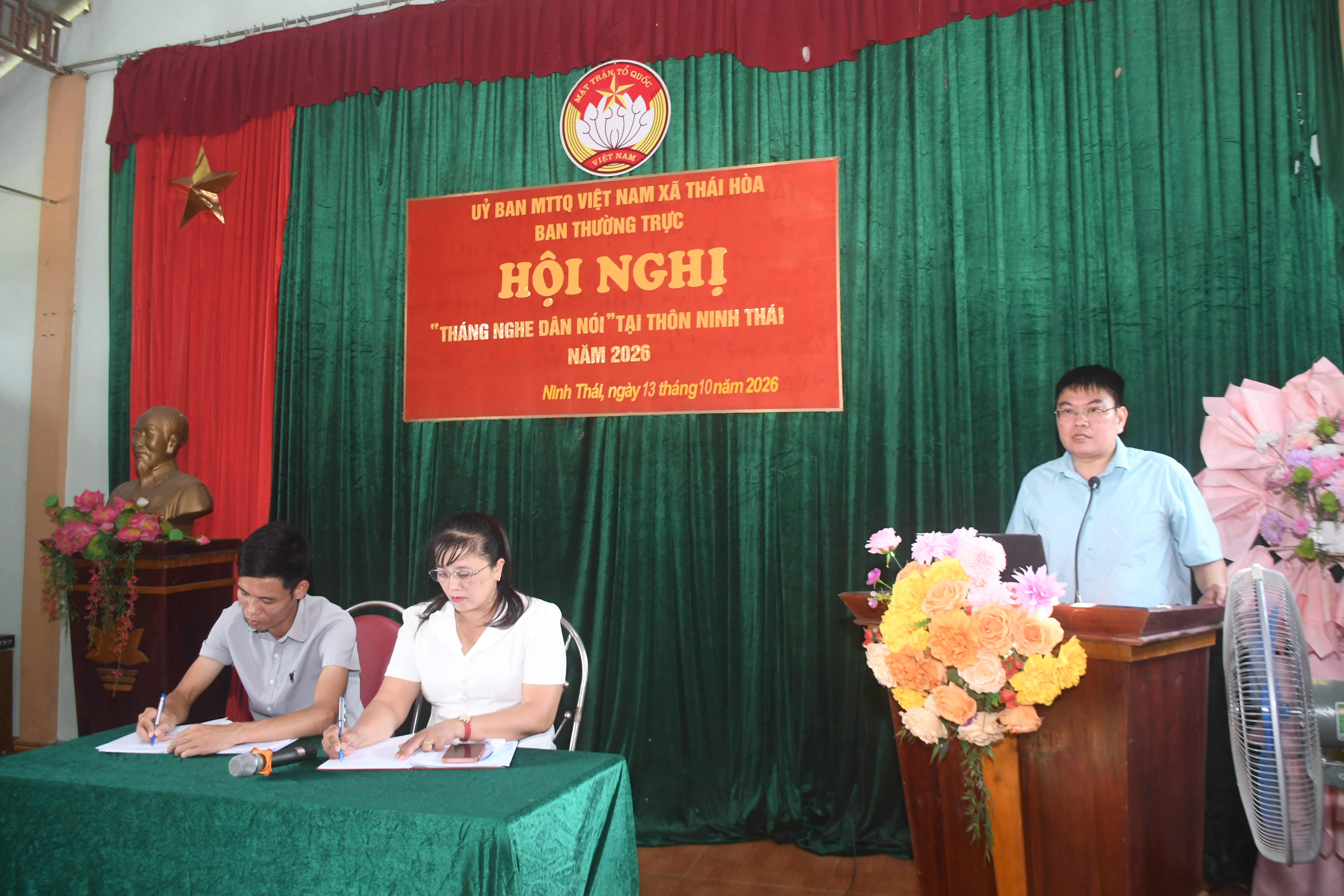 Xã Thái Hòa tổ chức “Tháng nghe dân nói” tại thôn Ninh Thái