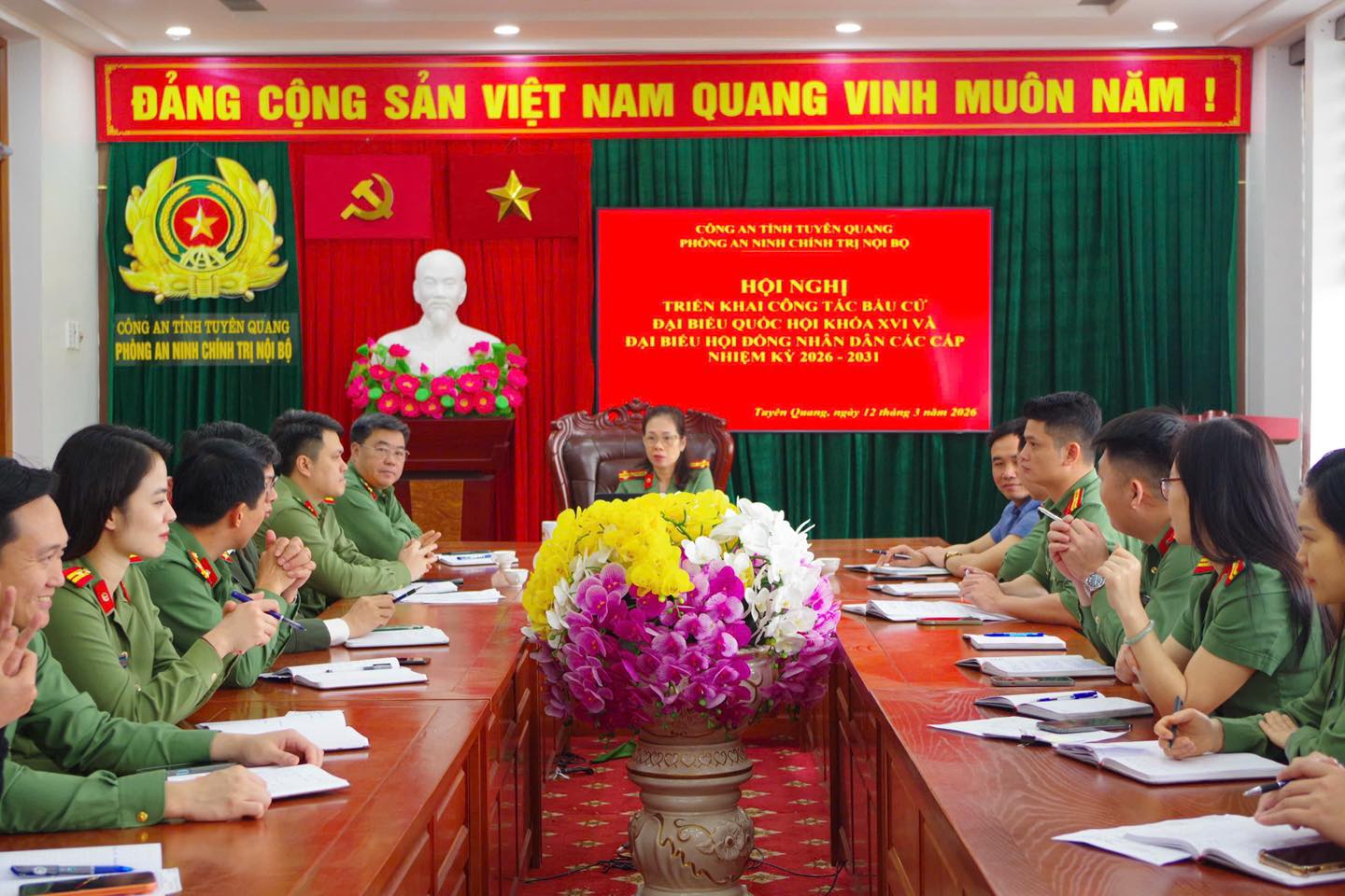 LỰC LƯỢNG AN NINH CHÍNH TRỊ NỘI BỘ QUYẾT TÂM BẢO ĐẢM AN NINH, AN TOÀN CUỘC BẦU CỬ