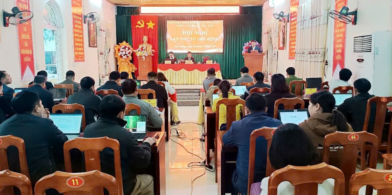 Ban Chấp hành Đảng bộ xã Yên Cường tổ chức Hội nghị lần thứ Tư, khóa I, nhiệm kỳ 2025 - 2030