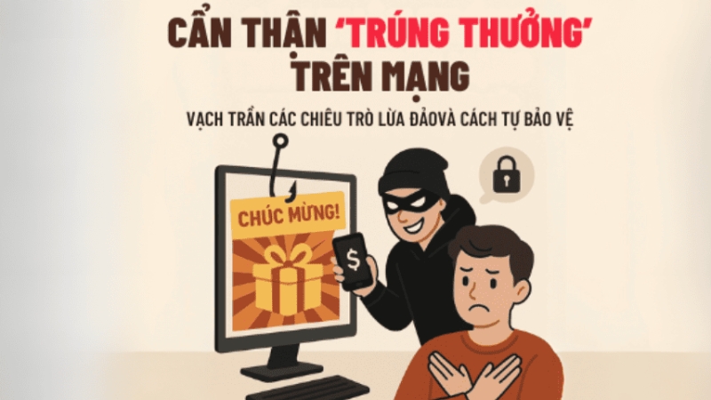 CẢNH GIÁC TIN NHẮN “TRÚNG THƯỞNG”: QUÀ ẢO – HẬU QUẢ THẬT