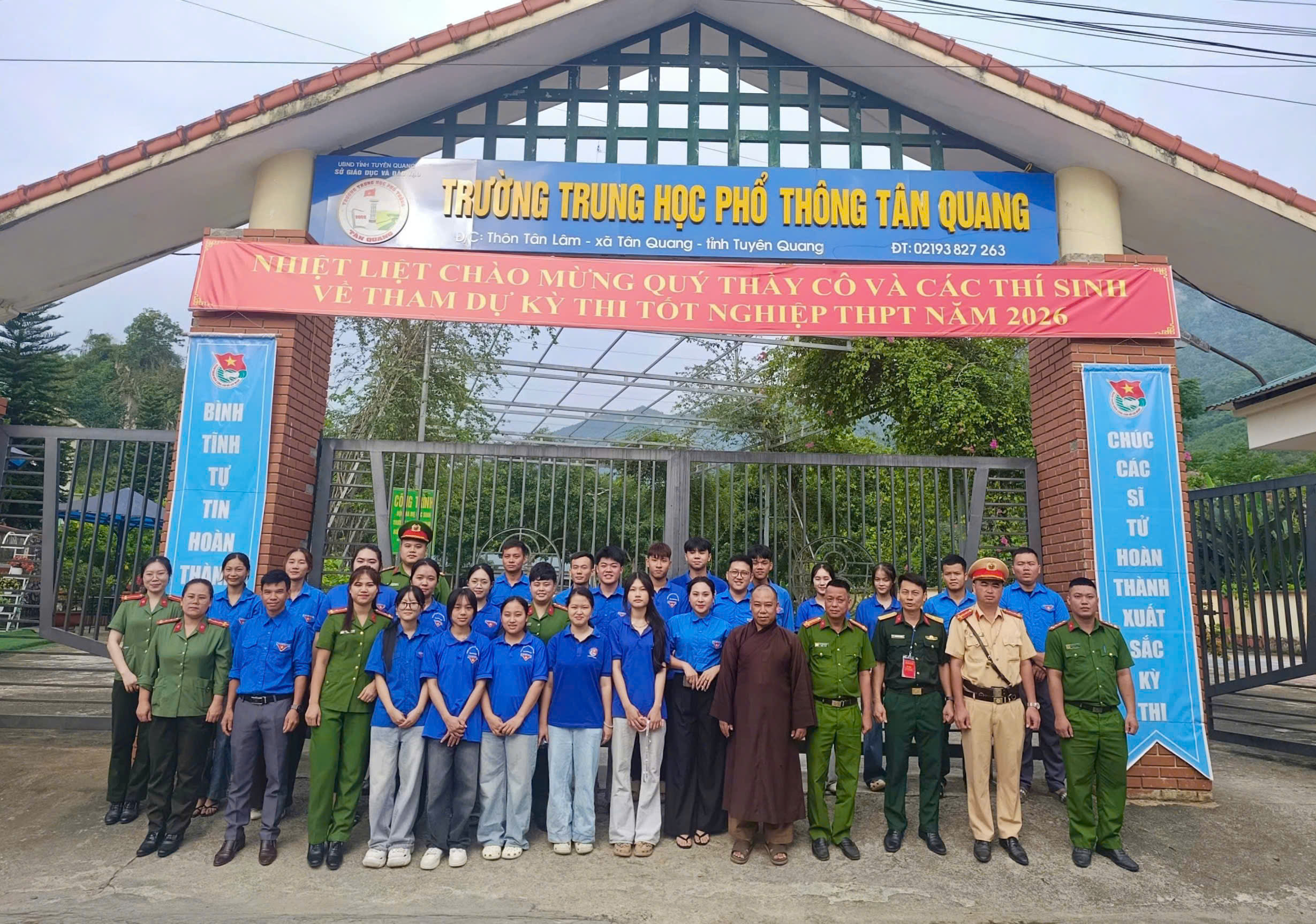 CÔNG AN XÃ TÂN QUANG RA QUÂN CHIẾN DỊCH TIẾP SỨC MÙA THI