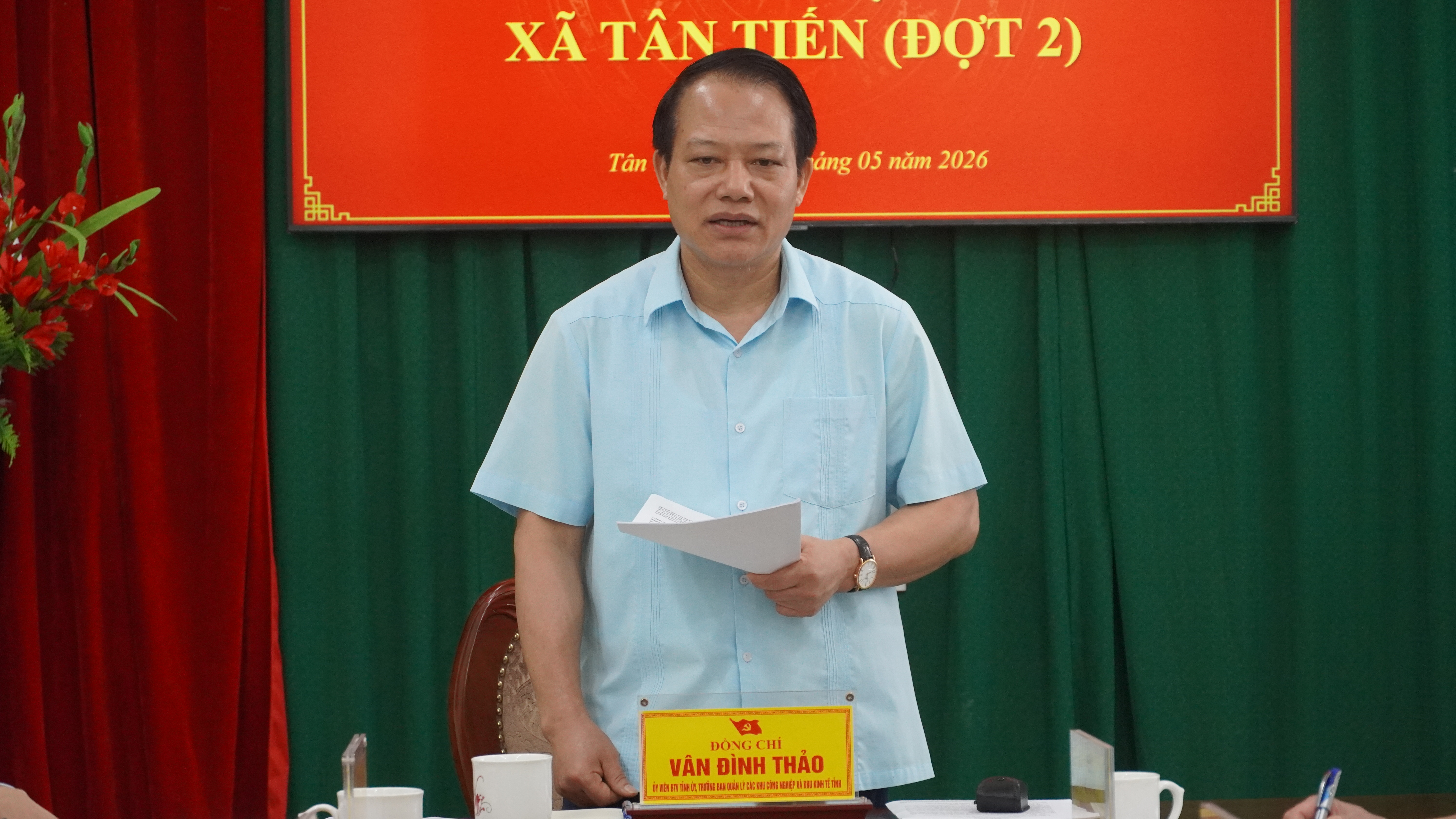 Đoàn kiểm tra, giám sát số 286 của Ban Thường vụ Tỉnh uỷ làm việc với ...