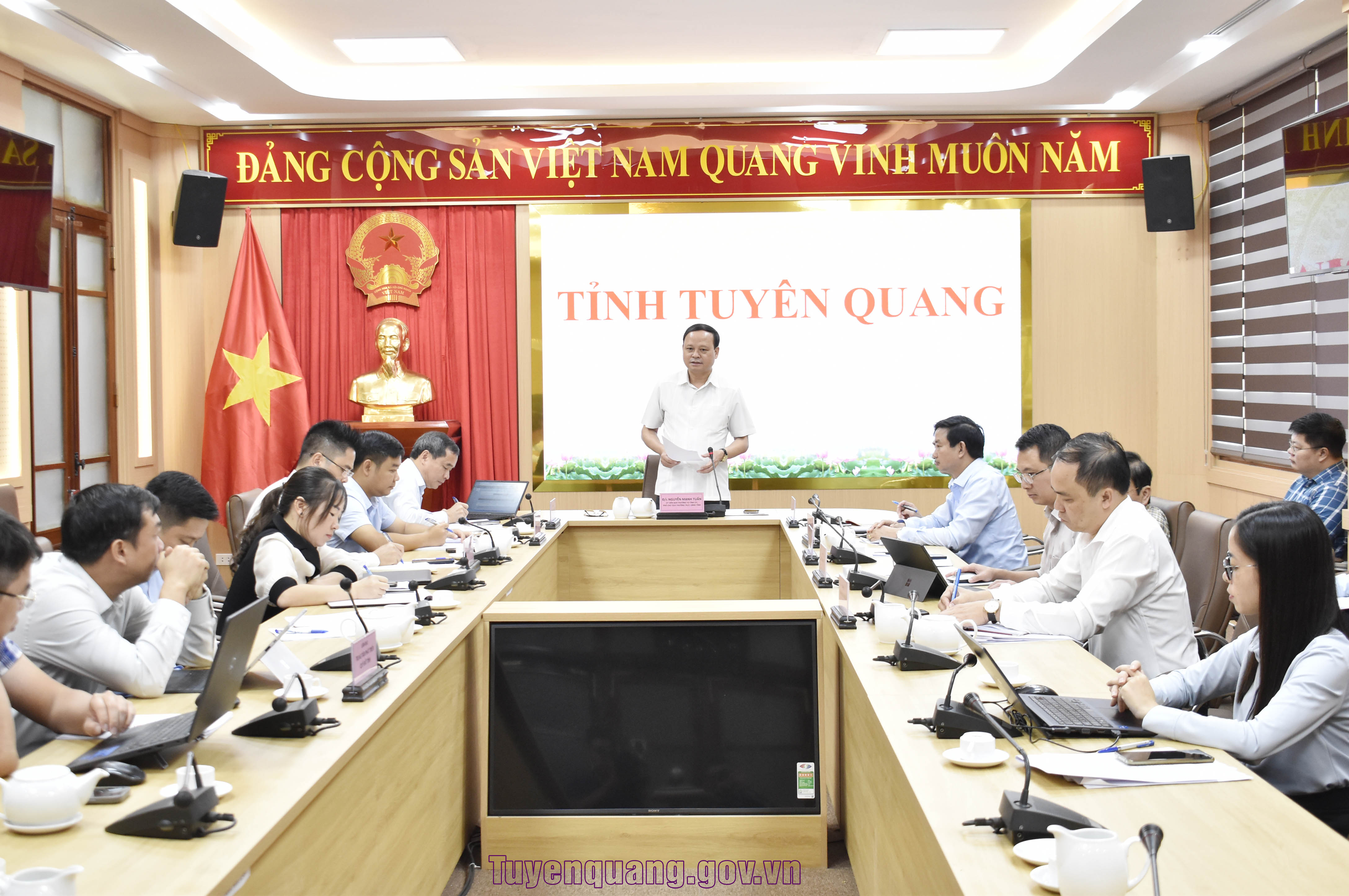 UBND tỉnh làm việc với Công ty cổ phần Chè Mỹ Lâm về tháo gỡ vướng mắc, thúc đẩy dự án Khu đô thị nghỉ dưỡng Mỹ Lâm