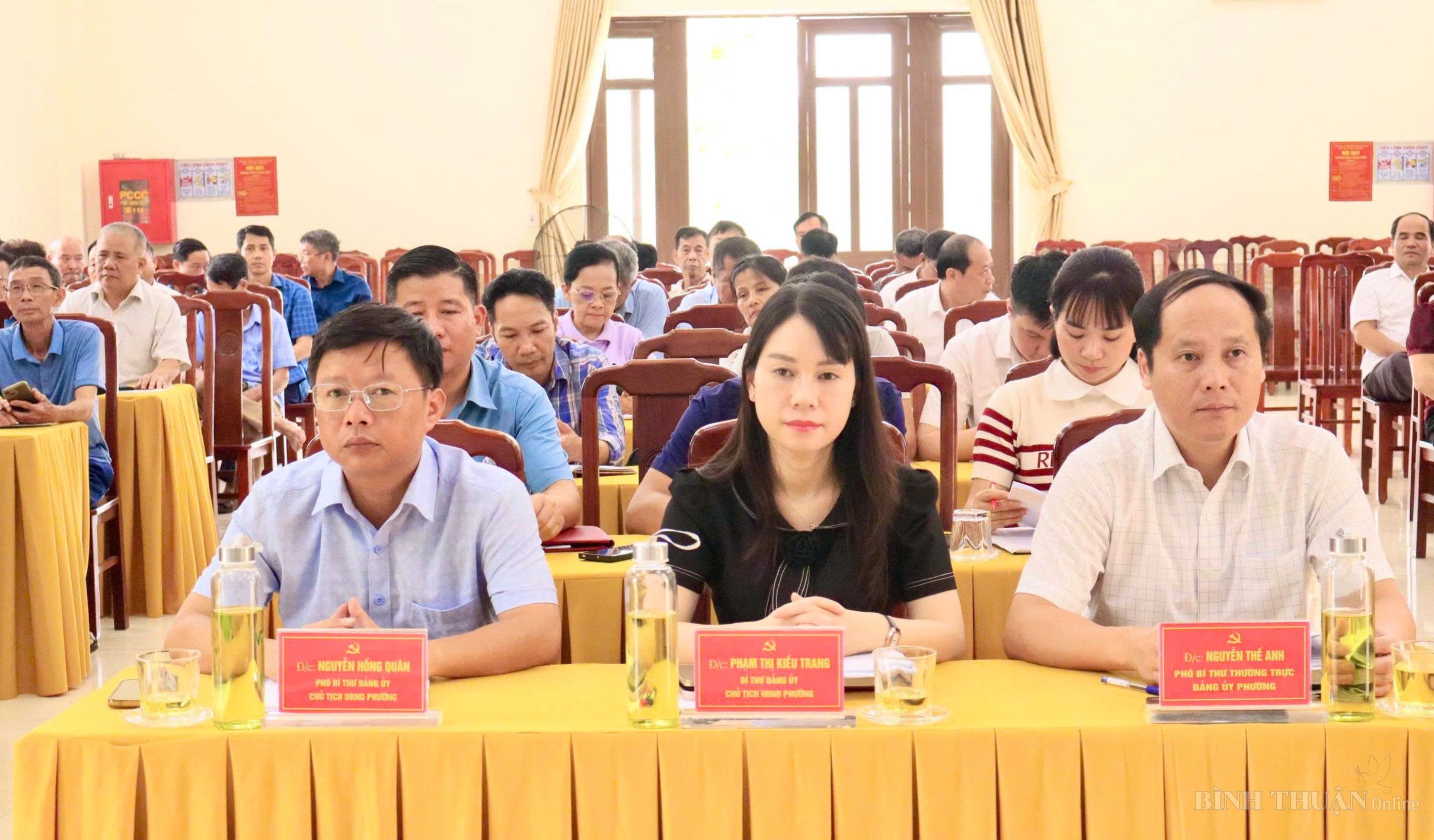 PHƯỜNG BÌNH THUẬN TRIỂN KHAI DỰ THẢO ĐỀ ÁN THÀNH LẬP CHI BỘ TỔ DÂN PHỐ SAU SẮP XẾP, TỔ CHỨC LẠI TỔ DÂN PHỐ