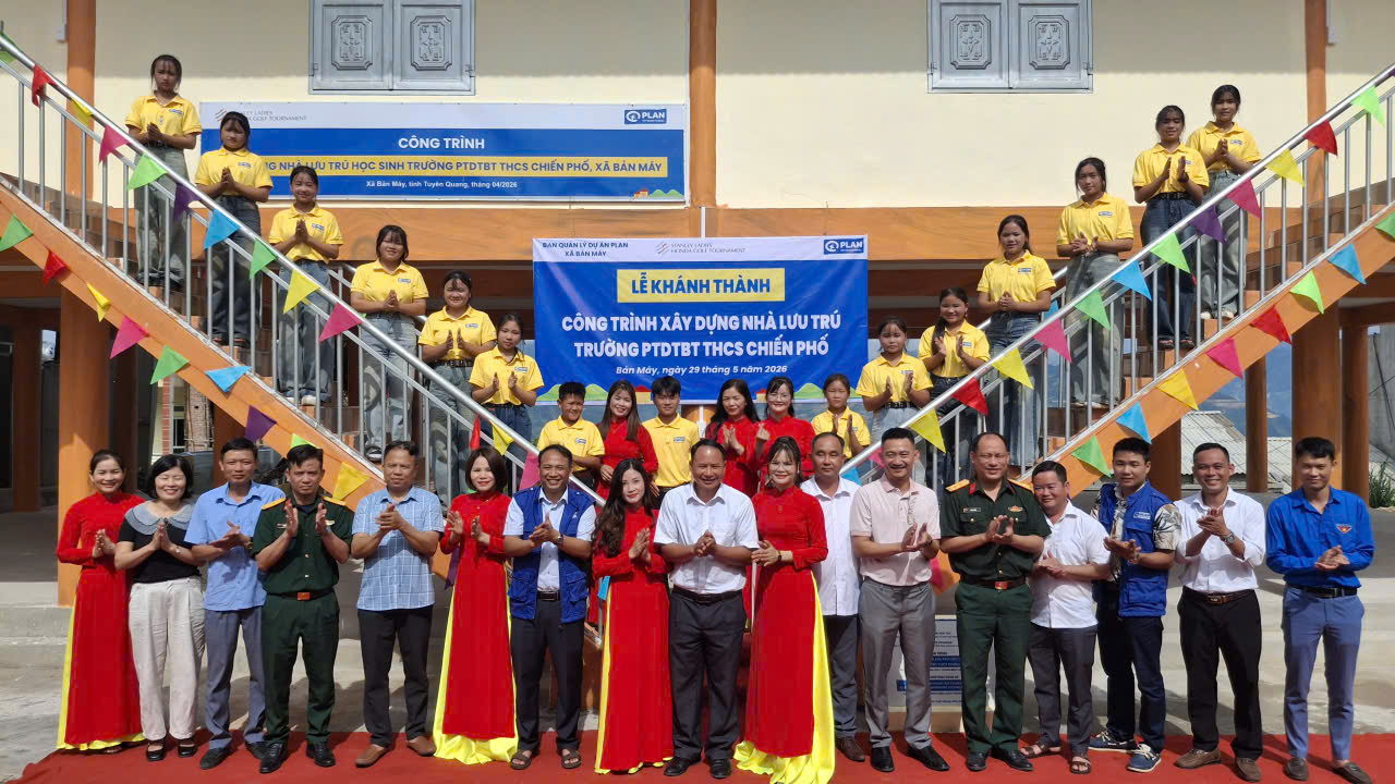 Khánh thành nhà lưu trú học sinh Trường PTDTBT THCS Chiến Phố