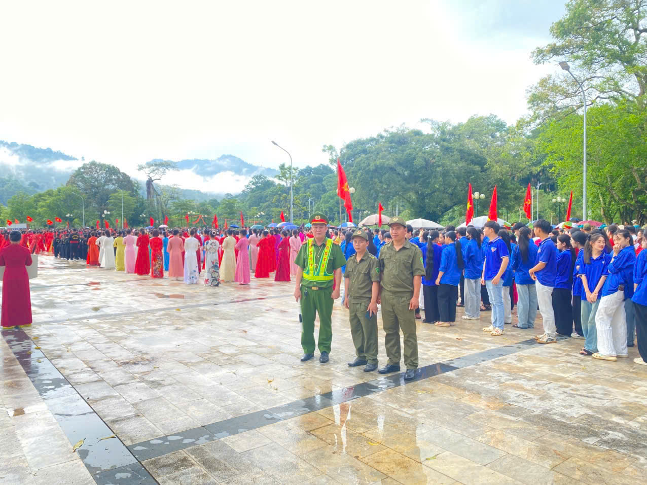 CÔNG AN XÃ TÂN TRÀO BẢO ĐẢM TUYỆT ĐỐI AN NINH, AN TOÀN ĐẠI HỘI THỂ DỤC THỂ THAO XÃ LẦN THỨ I NĂM 2026