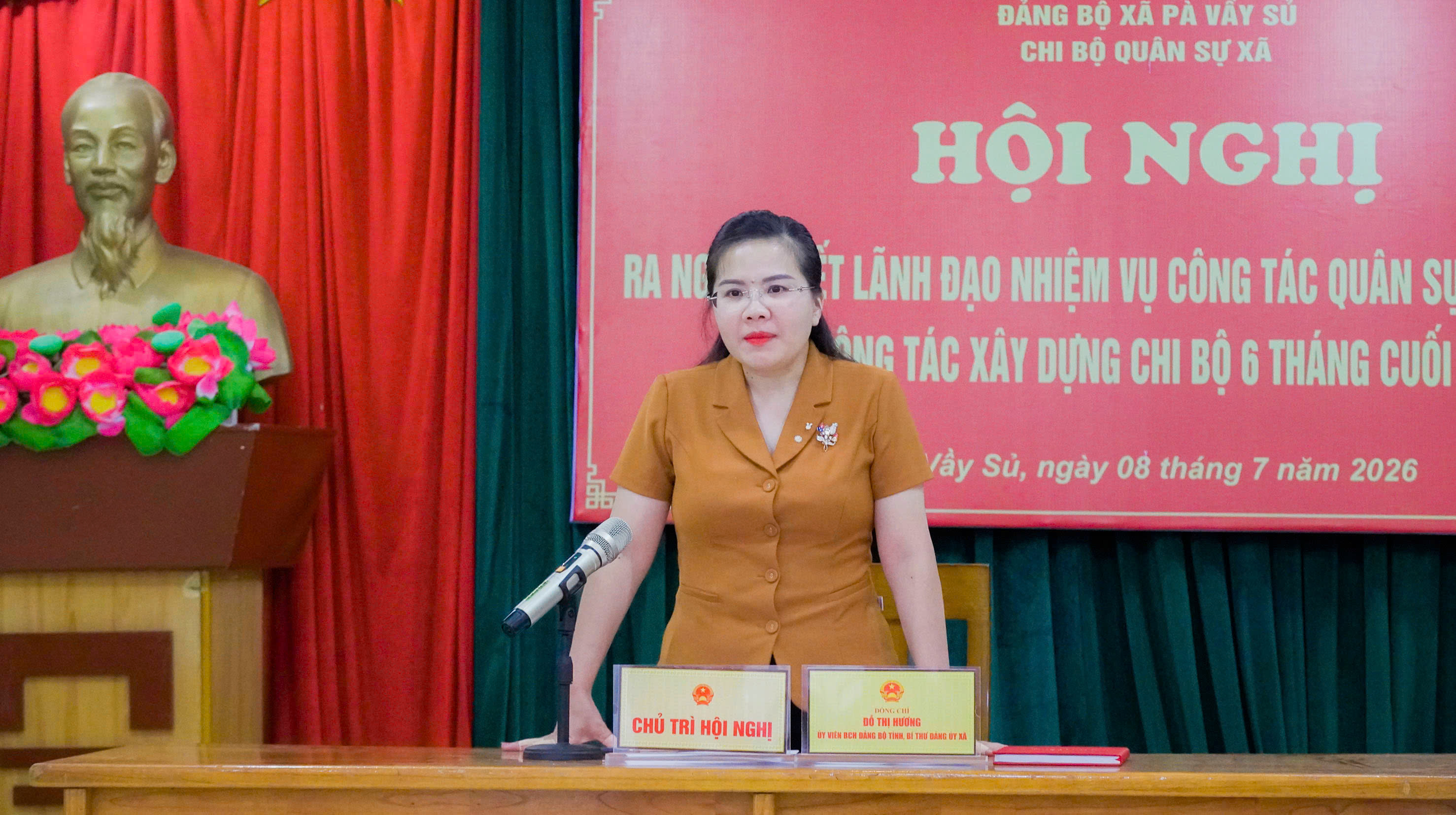Chi bộ Quân sự xã Pà Vầy Sủ ra nghị quyết lãnh đạo thực hiện nhiệm vụ 6 tháng cuối năm 2026