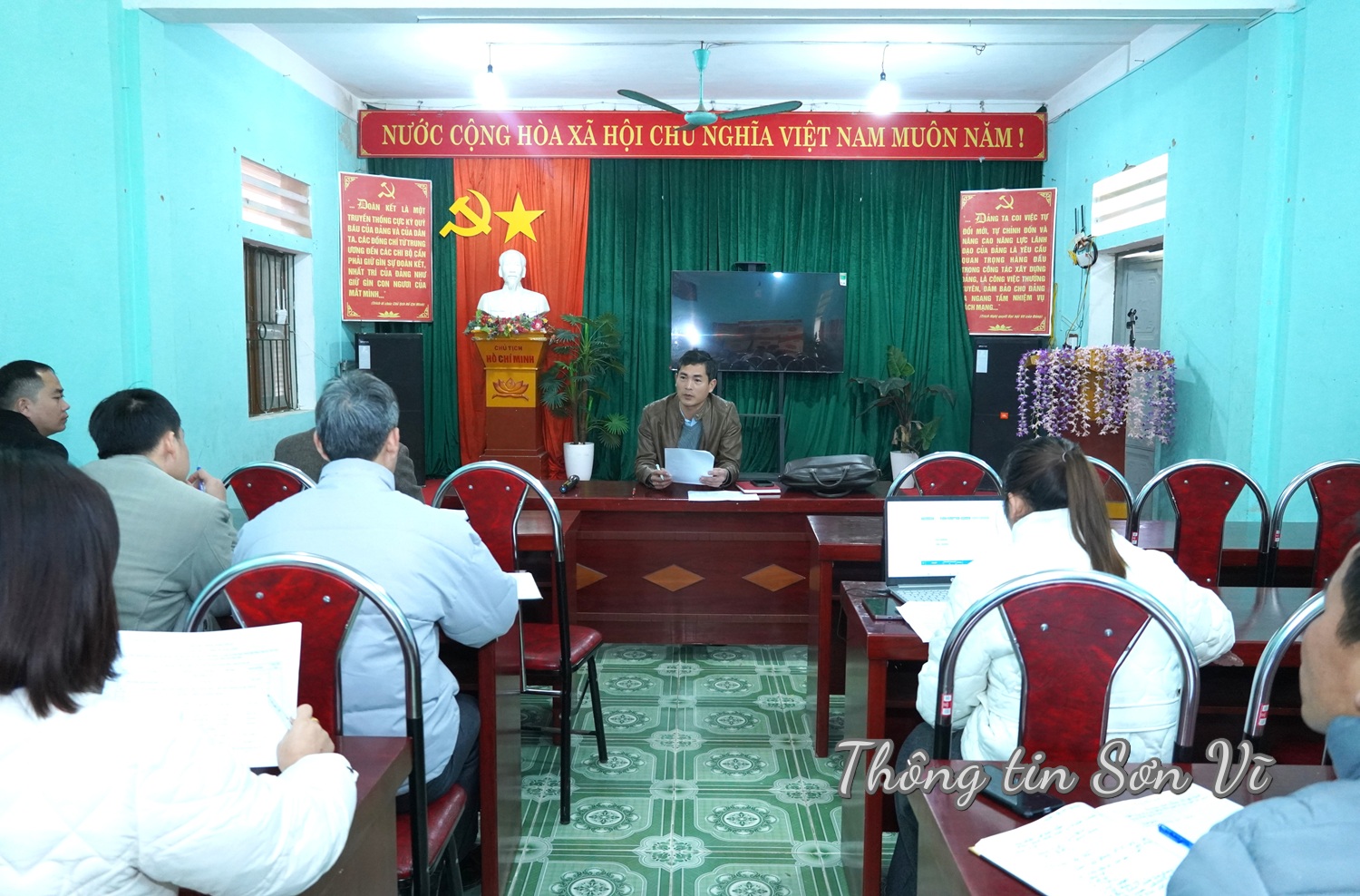 Xã Sơn Vĩ họp triển khai công tác chuẩn bị Chương trình nghệ thuật chào mừng Xuân Bính Ngọ 2026