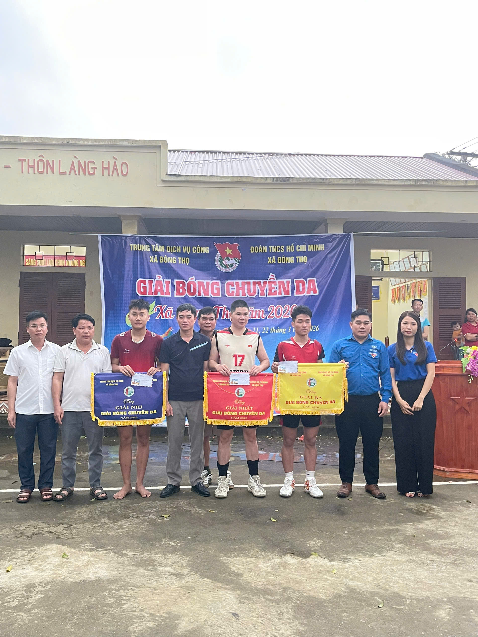 BẾ MẠC GIẢI BÓNG CHUYỀN DA LẦN THỨ I XÃ ĐÔNG THỌ