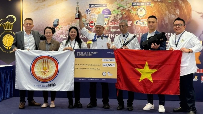 Việt Nam giành chiến thắng tại cuộc thi bánh ngọt và bánh mì quốc tế
