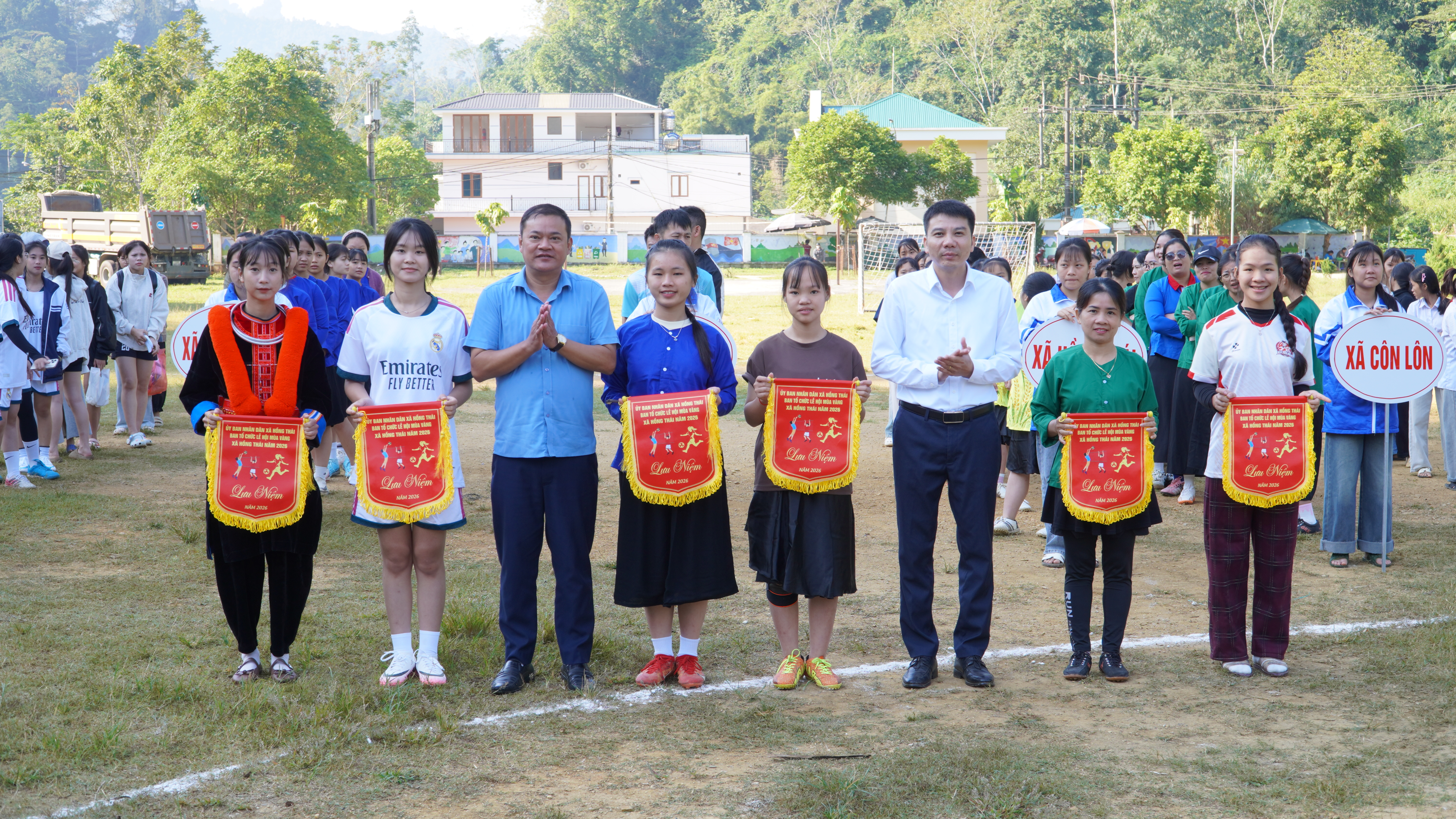 Xã Hồng Thái khai mạc Giải thể thao trong khuôn khổ Lễ hội Mùa vàng năm 2026