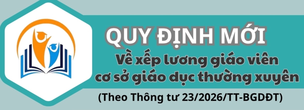 Quy định mới về xếp lương giáo viên cơ sở giáo dục thường xuyên