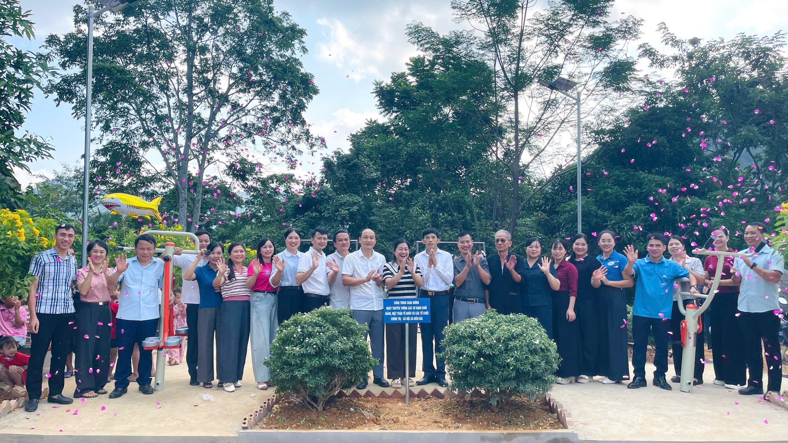 Kiên Đài: xây dựng khu vui chơi, tập luyện thể dục thể thao tại thôn Nà Bó