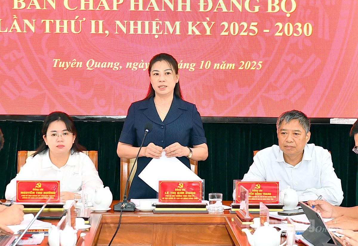 Hội nghị Ban Chấp hành Đảng bộ các cơ quan Đảng tỉnh lần thứ II, nhiệm kỳ 2025-2030