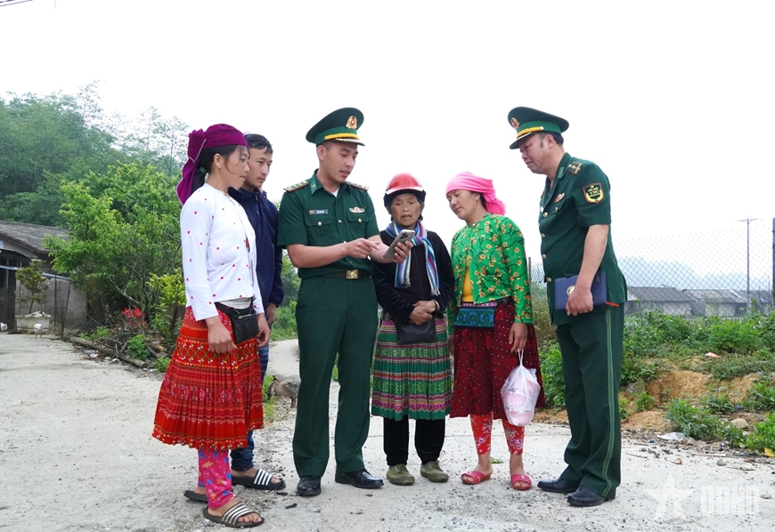 Đồn Biên phòng cửa khẩu Săm Pun đồng hành chuyển đổi số nơi biên giới