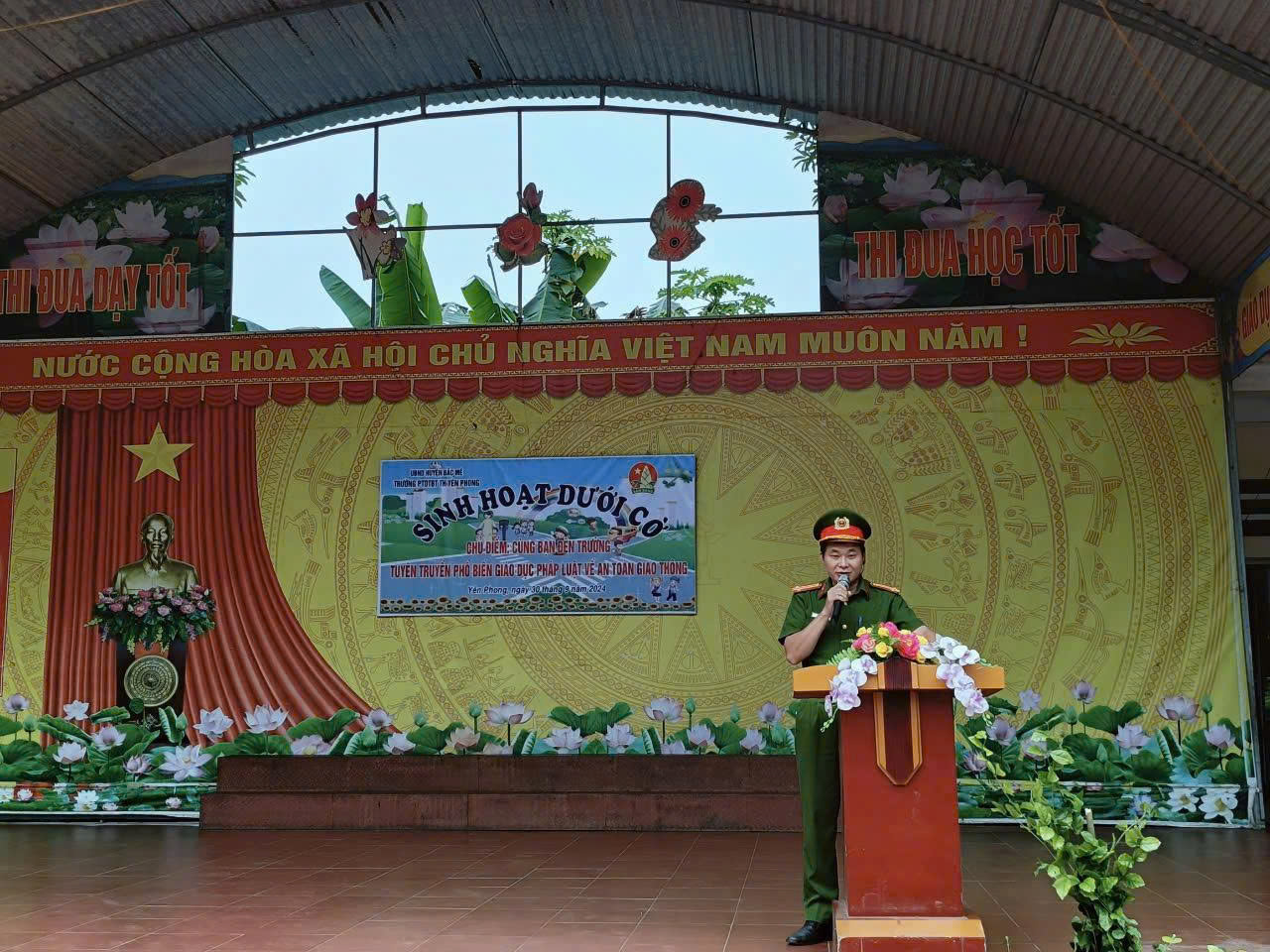 CÔNG AN XÃ GIÁP TRUNG TUYÊN TRUYỀN PHÒNG, CHỐNG ĐUỐI NƯỚC TRẺ EM TRONG DỊP HÈ