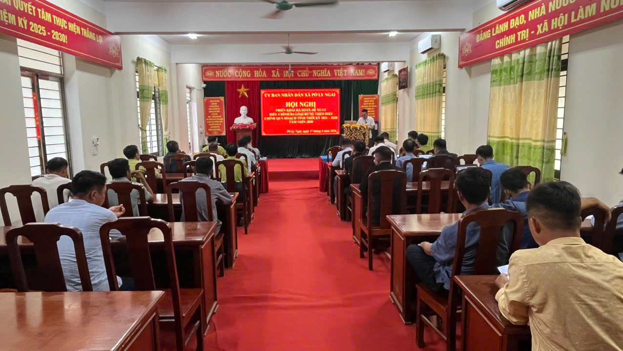Xã Pờ Ly Ngài triển khai Rà soát, Đề xuất điều chỉnh quy hoạch 3 loại rừng giai đoạn 2021–2030