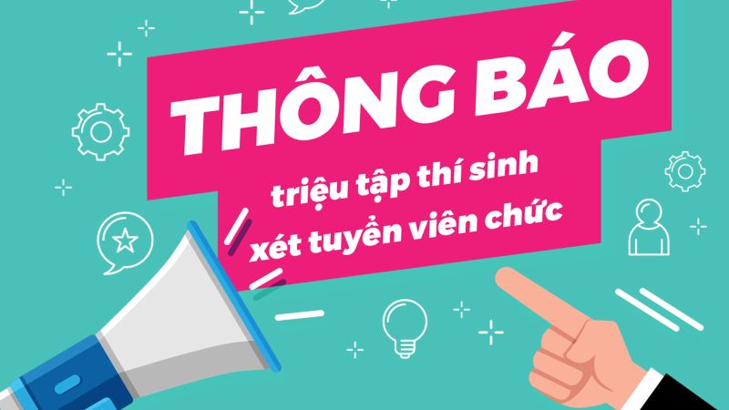 Thông báo triệu tập thí sinh tham gia xét tuyển vòng 2 viên chức năm 2025 trường Đại học Tân Trào
