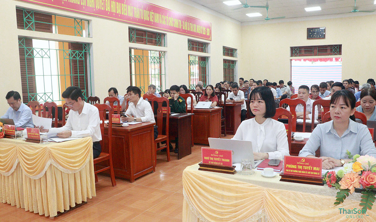 Thái Sơn tổng kết công tác bầu cử đại biểu Quốc hội khóa XVI và đại biểu HĐND các cấp, nhiệm kỳ 2026 – 2031