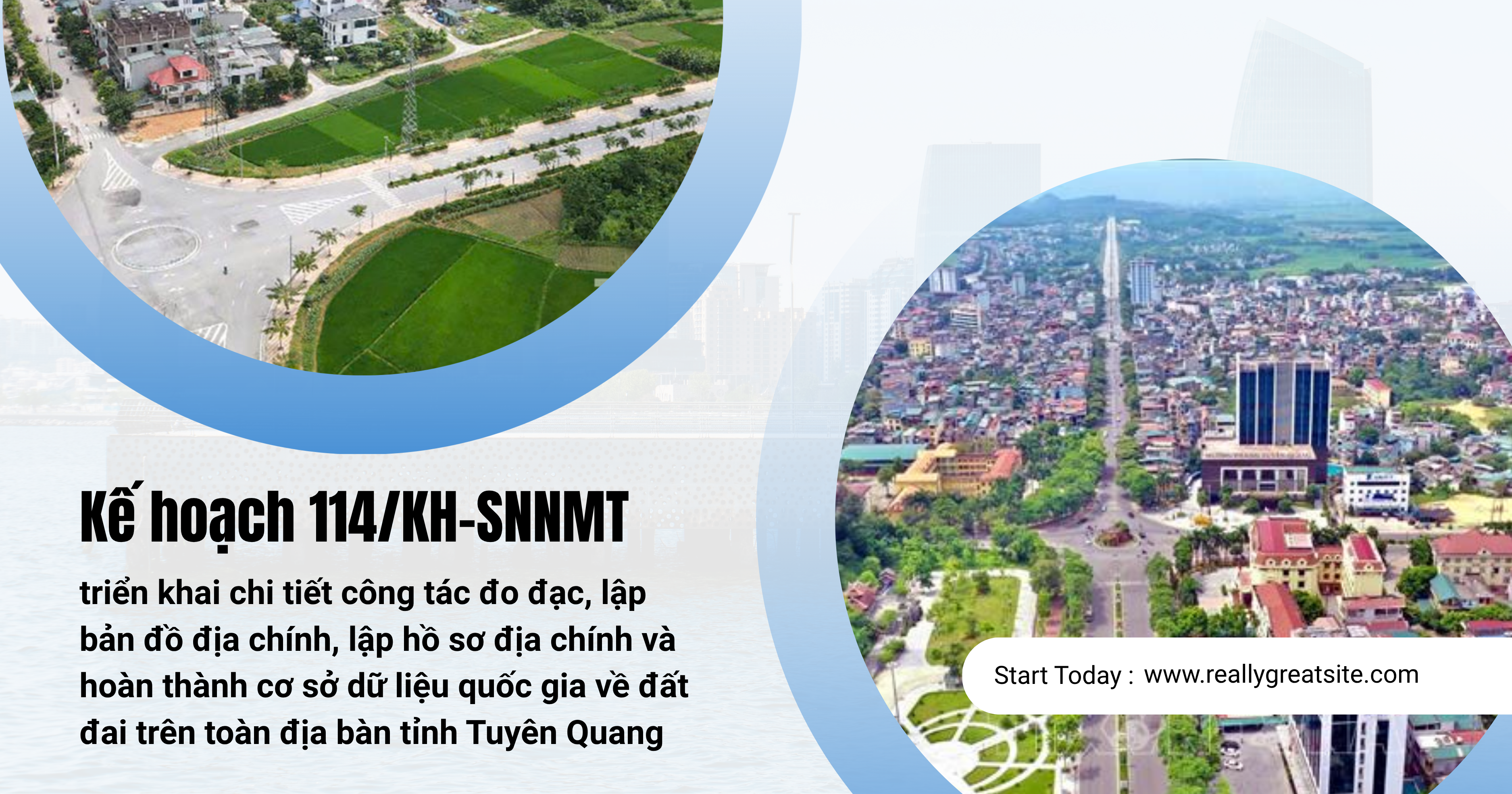 Kế hoạch triển khai chi tiết công tác đo đạc, lập bản đồ địa chính, lập hồ sơ địa chính và hoàn thành cơ sở dữ liệu quốc gia về đất đai trên toàn địa bàn tỉnh Tuyên Quang