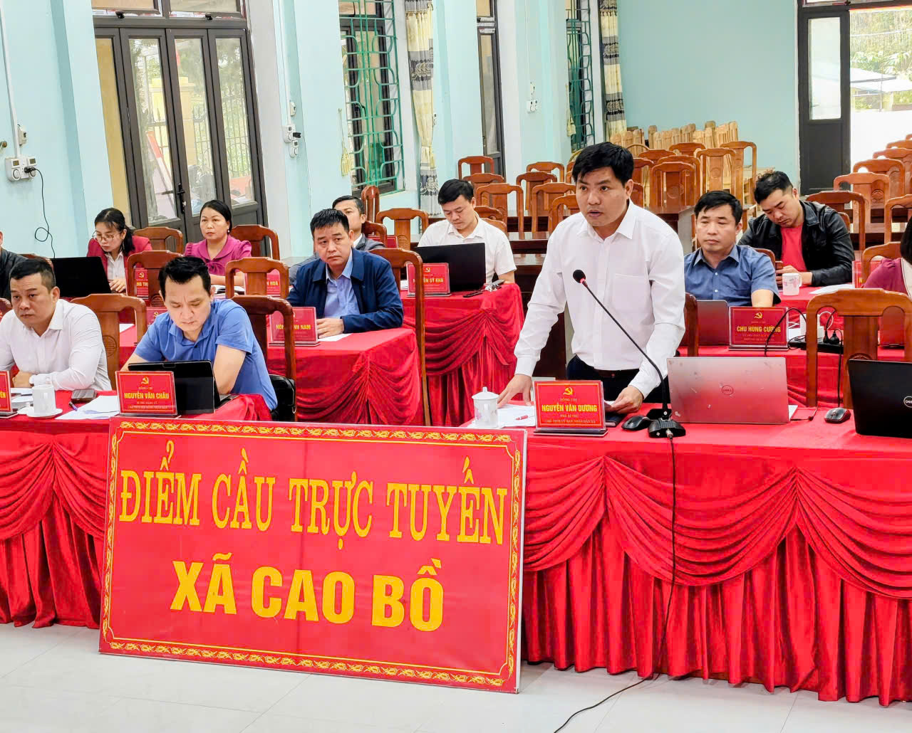 Xã Cao Bồ: Hội nghị trực tuyến về định hướng phát triển kinh tế - xã hội giai đoạn 2026–2030