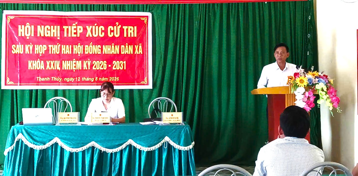 TỔ ĐẠI BIỂU SỐ 3 HĐND XÃ TIẾP XÚC CỬ TRI TẠI CÁC THÔN