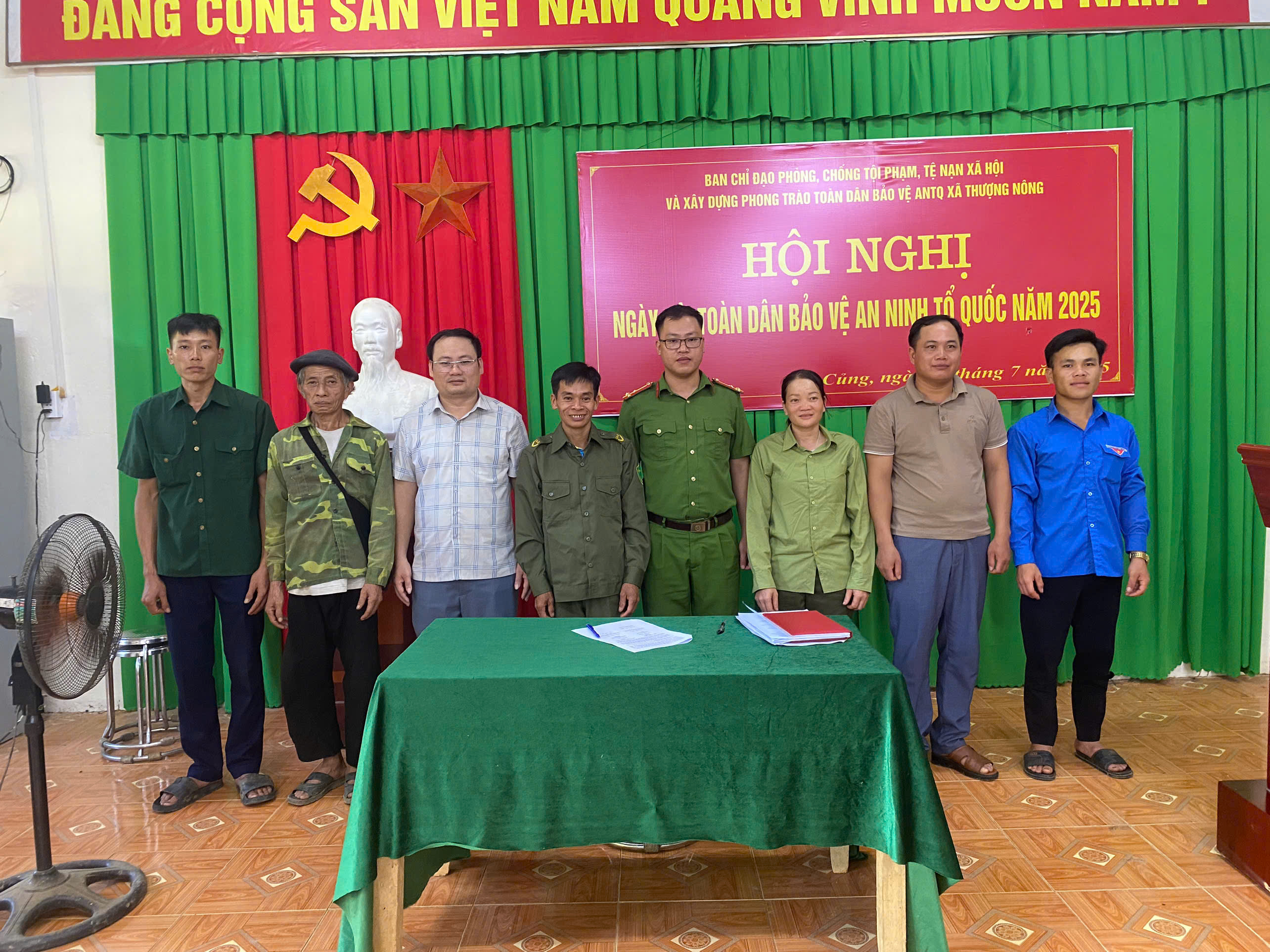 CÁC THÔN XÃ THƯỢNG NÔNG HOÀN THÀNH TỔ CHỨC NGÀY HỘI TOÀN DÂN BẢO VỆ  AN NINH TỔ QUỐC NĂM 2025