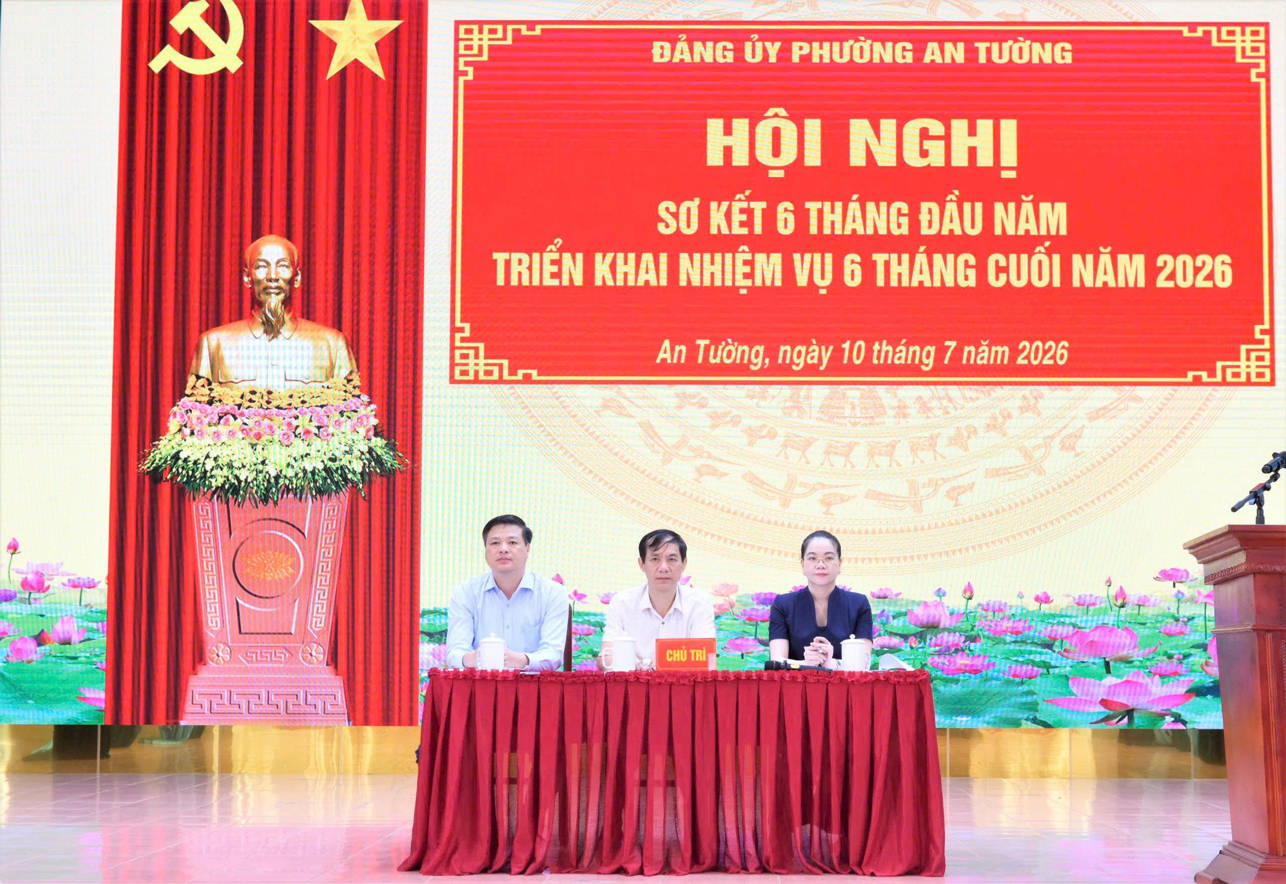 Đảng ủy phường An Tường sơ kết công tác 6 tháng đầu năm 2026