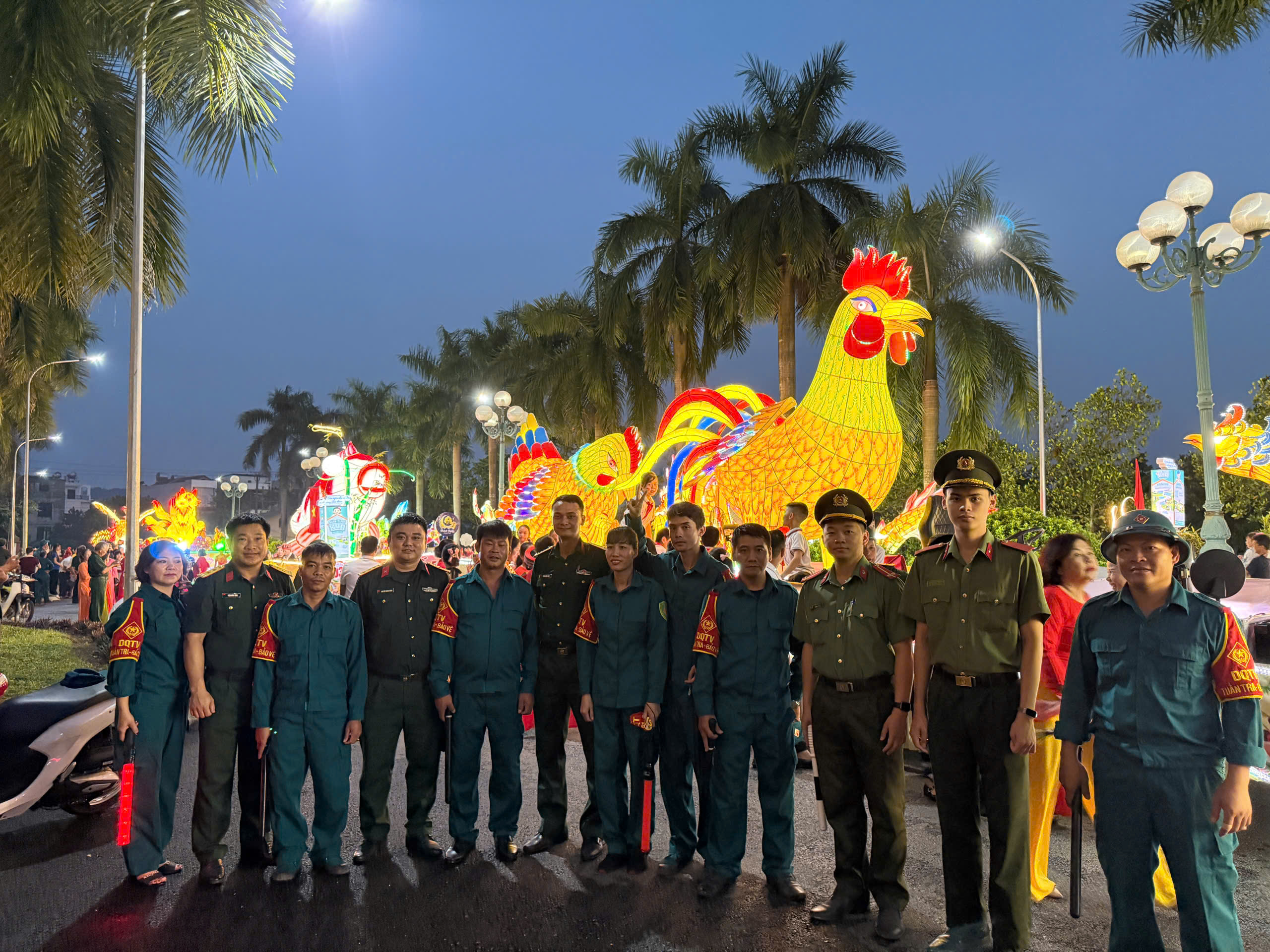 CÔNG AN PHƯỜNG NÔNG TIẾN CHỦ ĐỘNG BẢO ĐẢM ANTT ĐÊM HỘI TRUNG THU