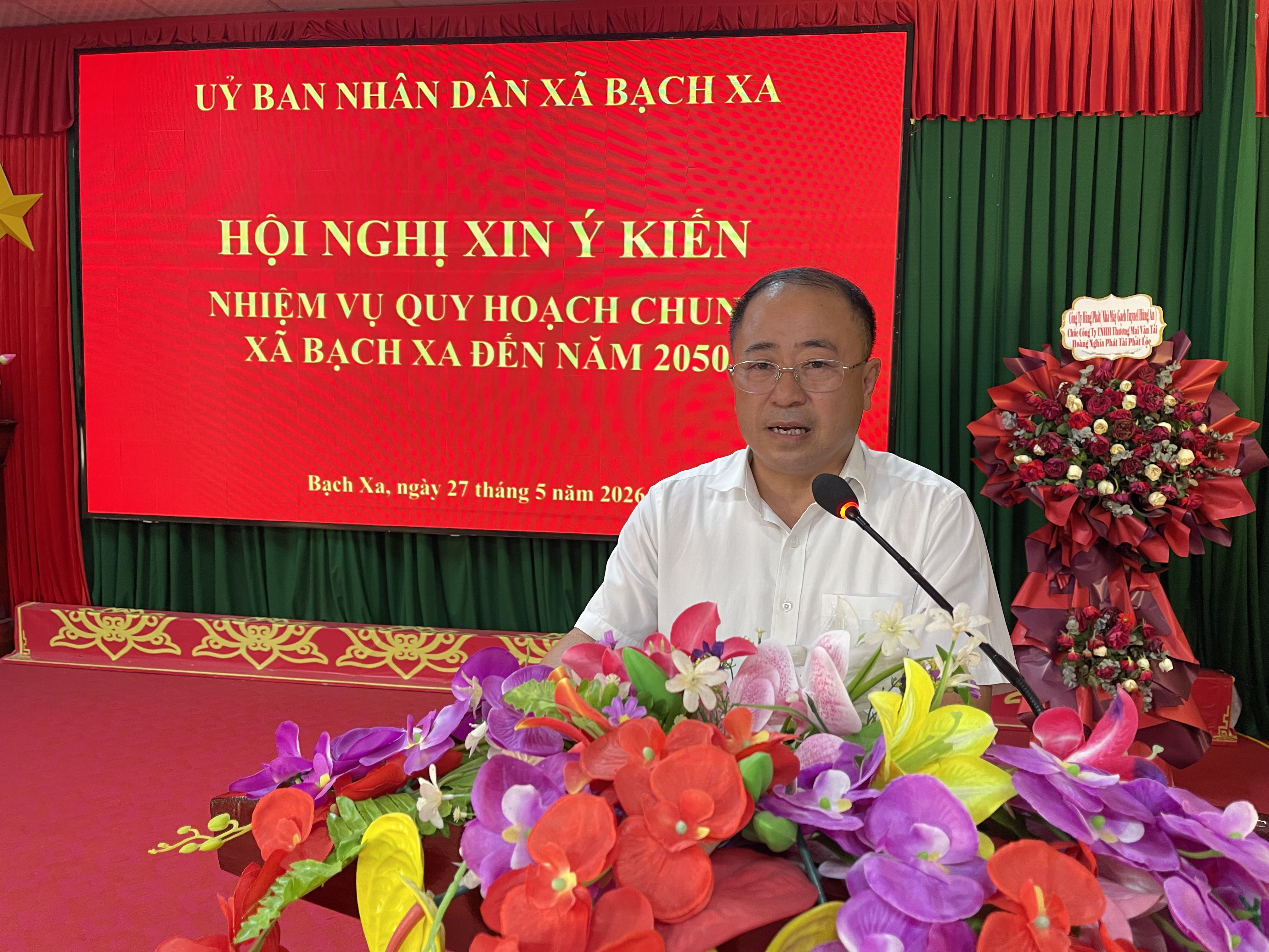 XÃ BẠCH XA TỔ CHỨC HỘI NGHỊ THÔNG QUA ĐỀ CƯƠNG NHIỆM VỤ QUY HOẠCH CHUNG XÃ ĐẾN NĂM 2050