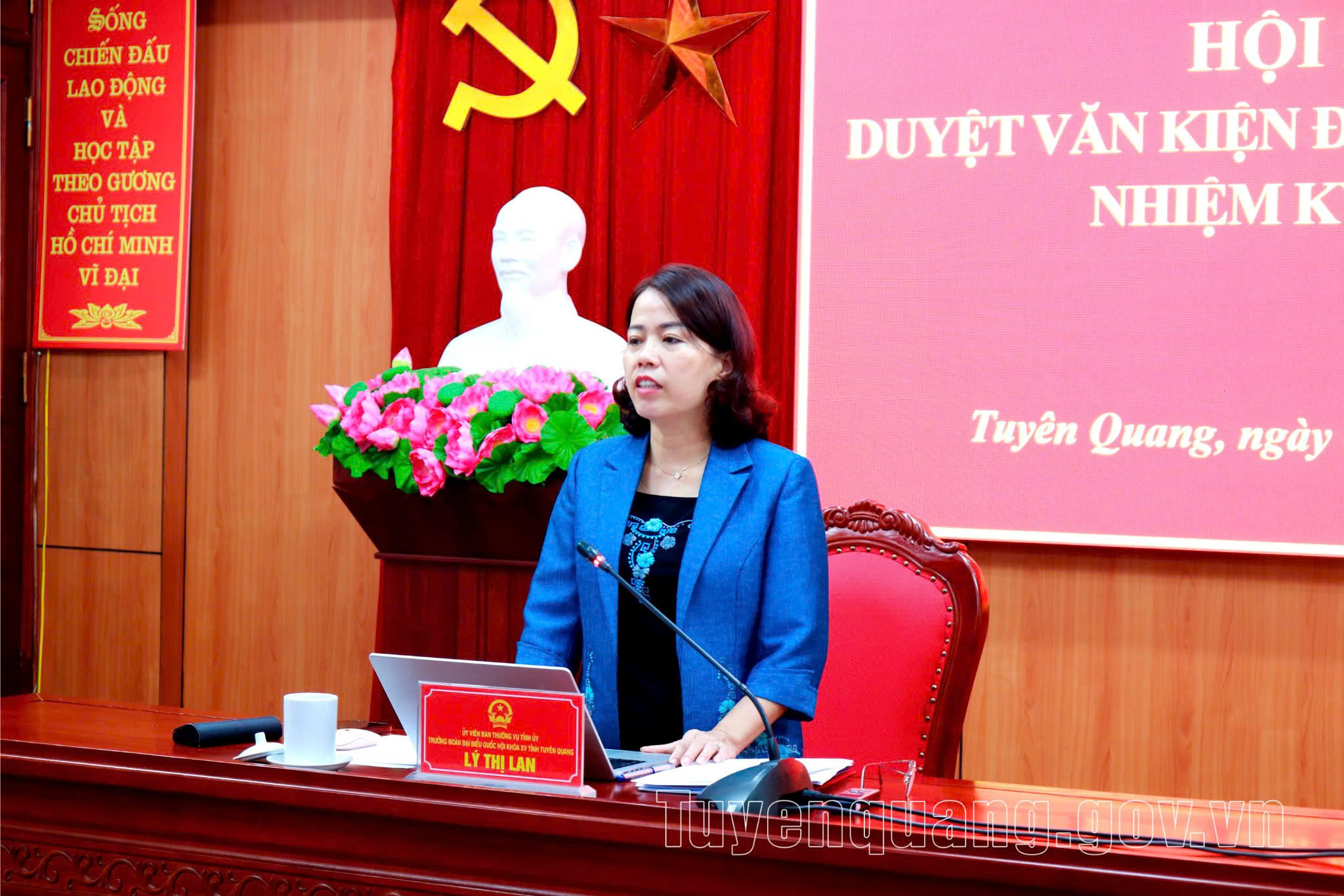 Đoàn công tác số 12 của BTV Tỉnh ủy duyệt văn kiện Đại hội đại biểu Đảng bộ xã Thuận Hòa, xã Minh Sơn và xã Ngọc Đường