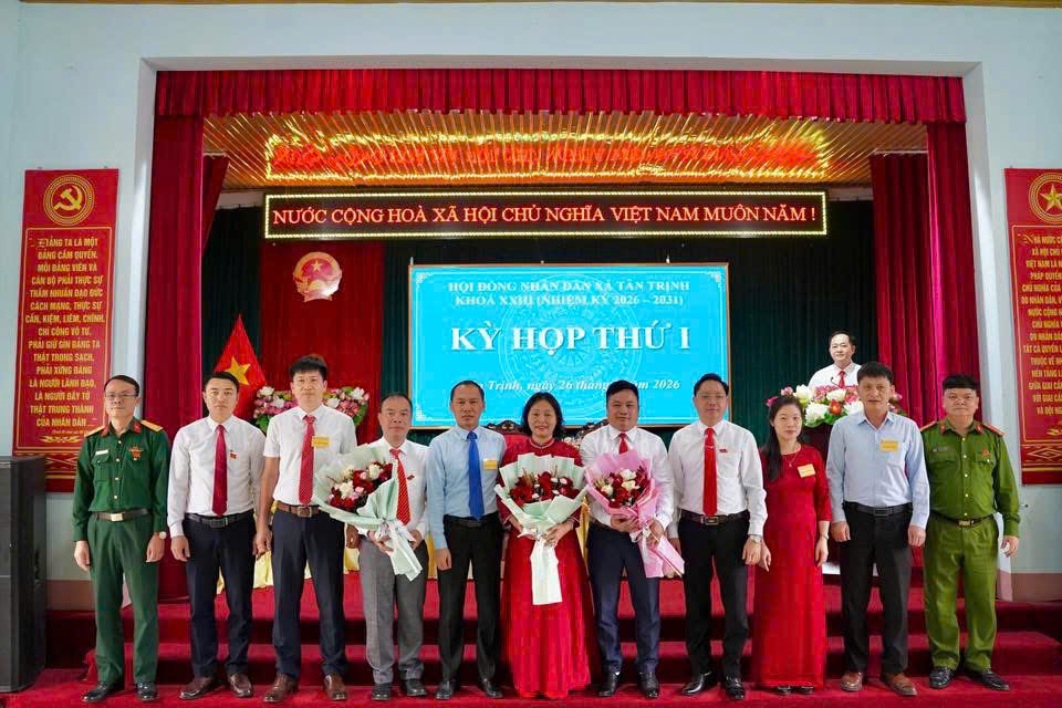 KỲ HỌP THỨ NHẤT HĐND XÃ TÂN TRỊNH KHÓA XXIII, NHIỆM KỲ 2026 – 2031