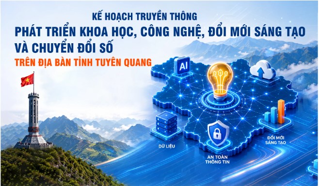 Kế hoạch truyền thông phát triển khoa học, công nghệ, đổi mới sáng tạo và chuyển đổi số trên địa bàn tỉnh Tuyên Quang