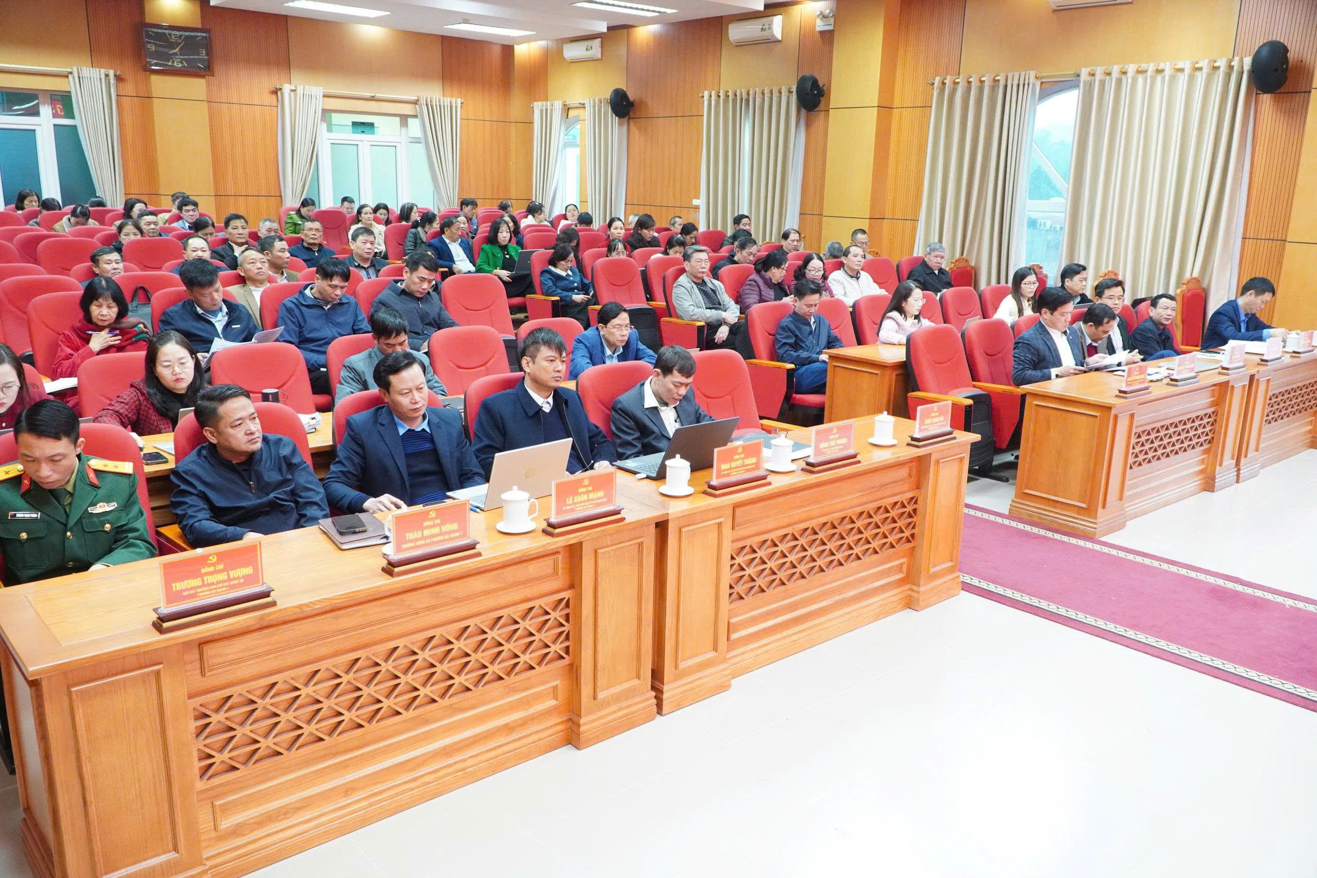 Phường Hà Giang 1 phổ biến, quán triệt, triển khai các văn bản của Trung ương Đảng, Tỉnh ủy và Đảng uỷ phường.