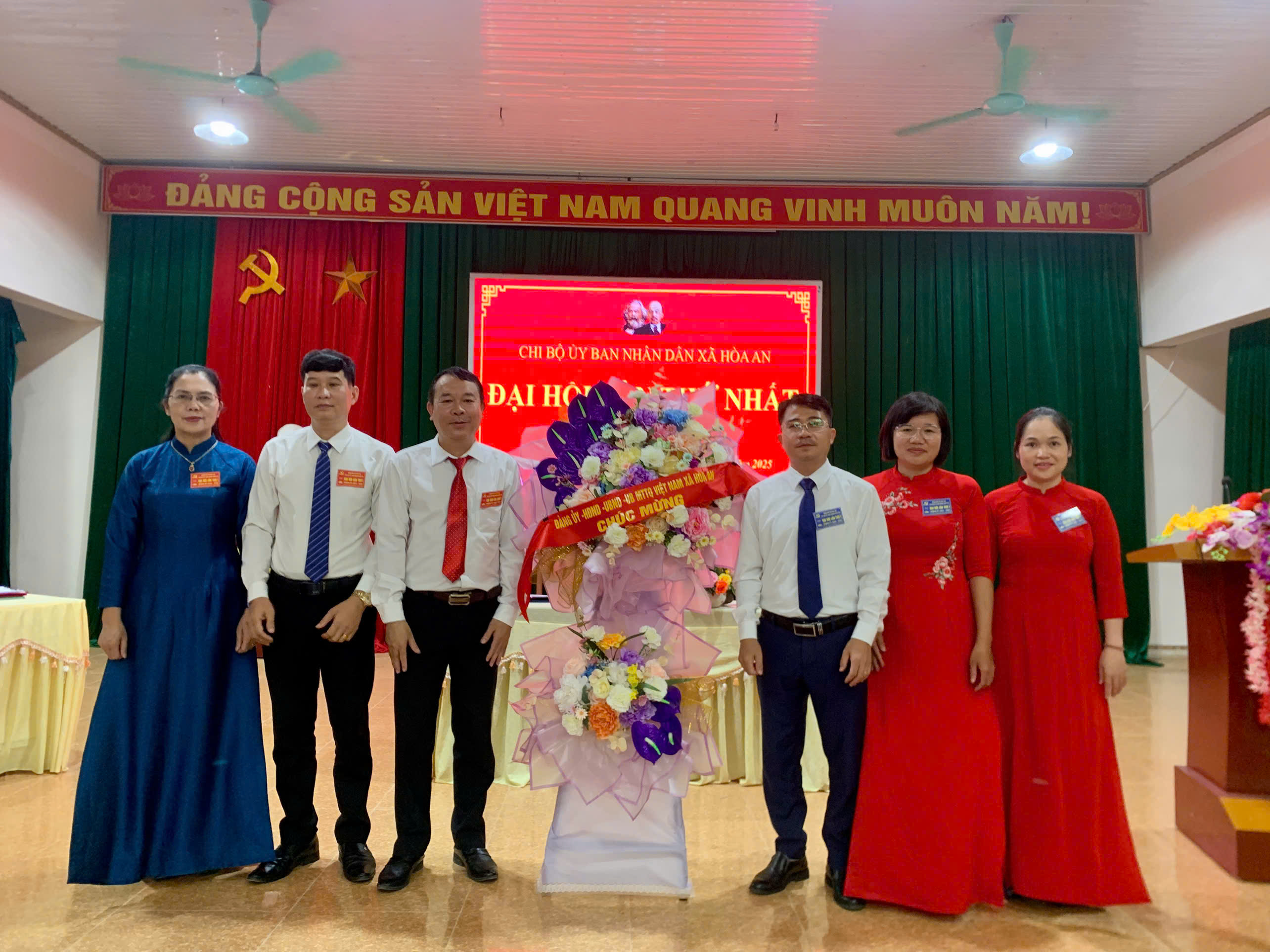 Đại hội Chi bộ UBND xã Hòa An lần thứ Nhất, nhiệm kỳ 2025 - 2030