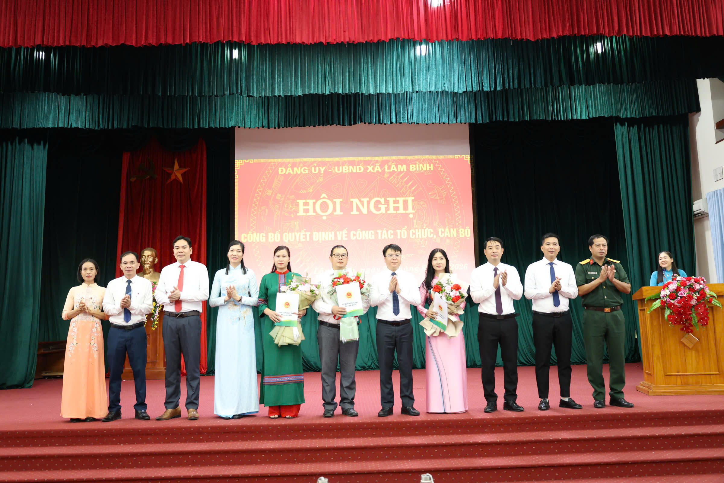 Lâm Bình tổ chức Hội nghị công bố quyết định về công tác tổ chức, cán bộ