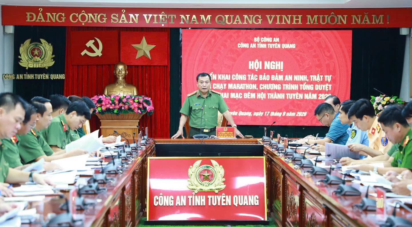 CHỦ ĐỘNG BẢO ĐẢM ANTT CÁC HOẠT ĐỘNG ĐÊM HỘI THÀNH TUYÊN