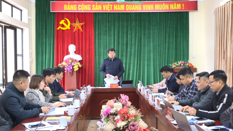 Đoàn kiểm tra số 3 Ủy ban bầu cử tỉnh kiểm tra công tác bầu cử tại xã Hùng An