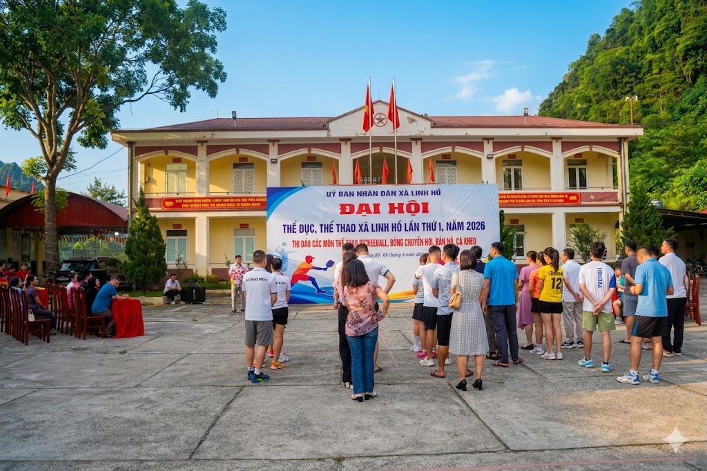 Bế mạc giải Pickleball Đại hội thể dục thể thao xã Linh Hồ lần thứ nhất năm 2026.